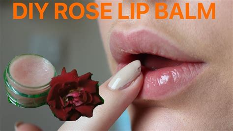 Rose Lip Balm How To Diy Get Softer Lips Home Made Youtube