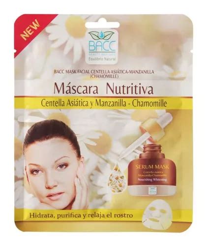 Mascarilla Centella Asiática Manzanilla Antiinflamatoria Tipo De Piel