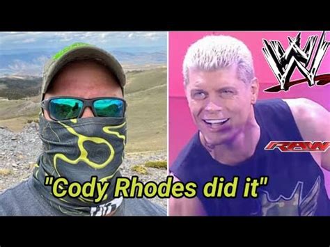 Cody Rhodes Did It Fans Convinced Wwe Legend Confirmed His