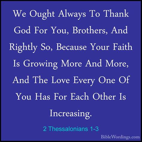 2 Thessalonians 1 - Holy Bible English - BibleWordings.com