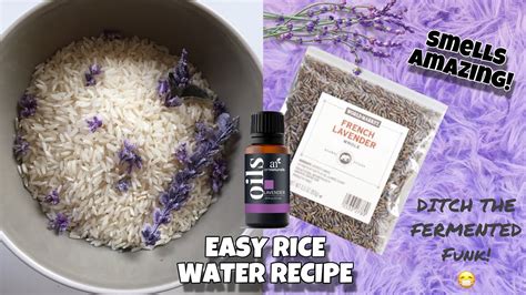 Easy Rice Water Recipe Smells Amazing 💜 Youtube