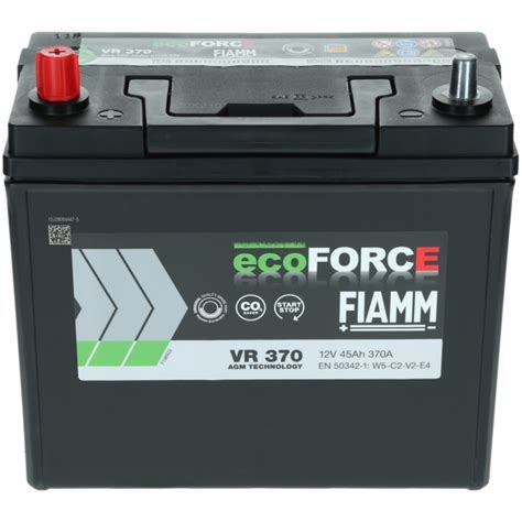 Fiamm Eco Force V Ah A En Autobatterien Batcar De Shop Agm