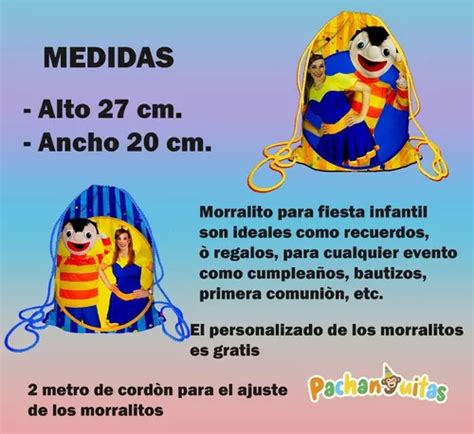 Morralito Dulcero Bolo Fiesta Infantil Bely Y Beto En Venta En