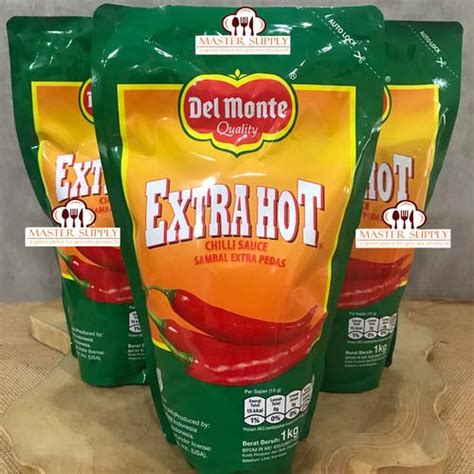 Jual DEL MONTE EXTRA HOT CHILLI SAUCE KG SAUS SAMBAL EXTRA PEDAS HALAL Jakarta Barat