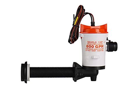 Buy Seaflo 12v 800gph Livewell Live Bait Tank Aerator Submersible