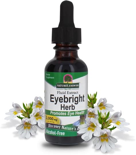 Natures Answer Eyebright Extract 1 Ounce Vision And Eye