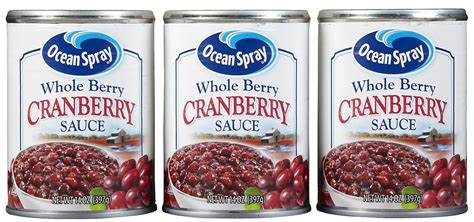 Ocean Spray Whole Cranberry Sauce 14oz Pack Of 3