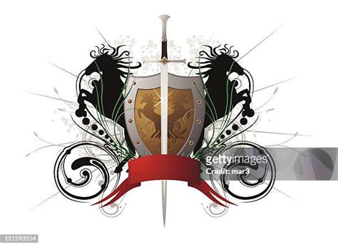 Medieval Shield Drawing Photos and Premium High Res Pictures - Getty Images