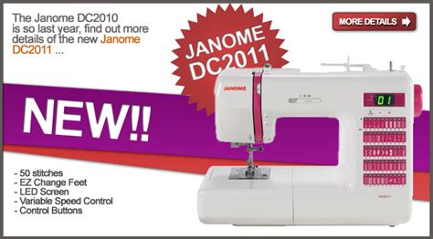 Janome DC2010 50 Stitch Computerized Sewing Machine Excellent Buy