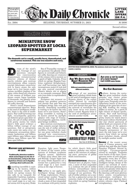 Vintage Newspaper Template 001 by Grafee - Issuu