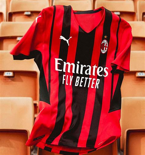 Novas Camisas Do AC Milan 2021 2022 PUMA Mantos Do Futebol