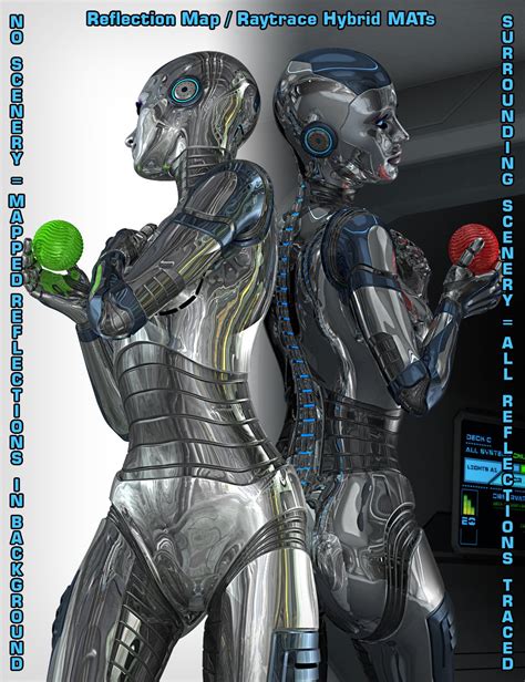 Genesis 2 Female Bot Armor Bundle Daz 3d