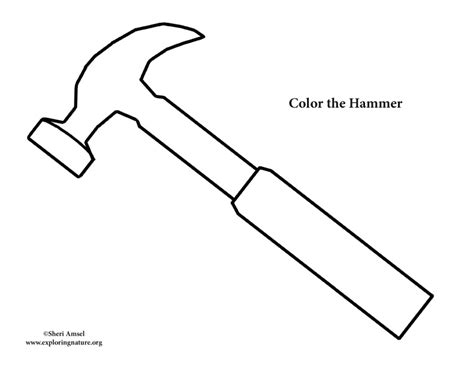 Coloring Pages Hammer