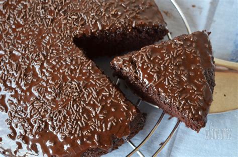 Bolo De Chocolate Sem Ovos E Lactose Caramelo E Sal