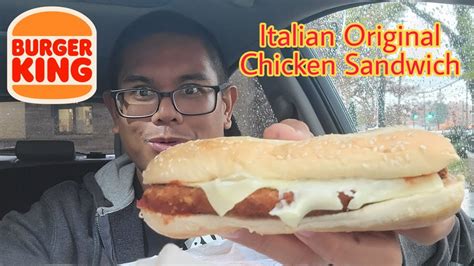 Return Of The Original Italian Chicken Sandwich Burger King YouTube