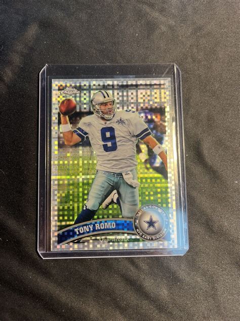 Tony Romo Chrome Xfractor Refractor Topps Chrome No Dallas