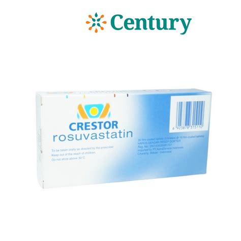 Jual CRESTOR 40MG 1 STRIP 10 TABLET ROSUVASTATIN OBAT KOLESTEROL