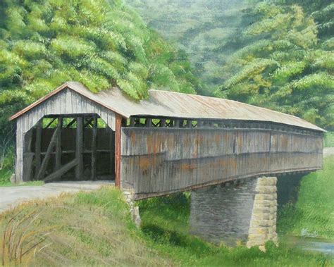 This Is The Mt Zion Covered Bridge In Washington County Over Little