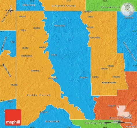 Political Map of Bossier Parish