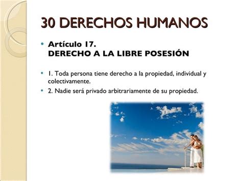 30 Derechos Humanos Para Todos Ppt