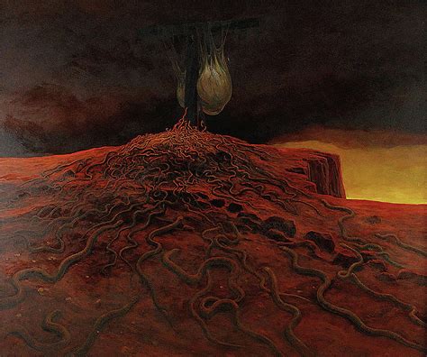 Zdzislaw Beksinski Art Untitled Painting by Zdzislaw Beksinski - Pixels