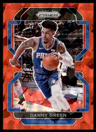 2021 22 Panini Prizm Red Cracked Ice Danny Green Philadelphia 76ers 30