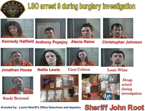 Police Arrest 9 In Laurel County Following An Investigation Into A