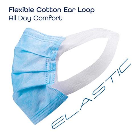 Procedural Face Mask Disposable 3 Ply Stretch Comfort Fit Ear Loops 50 Masks Pricepulse