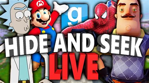 GMOD HIDE AND SEEK LIVE YouTube