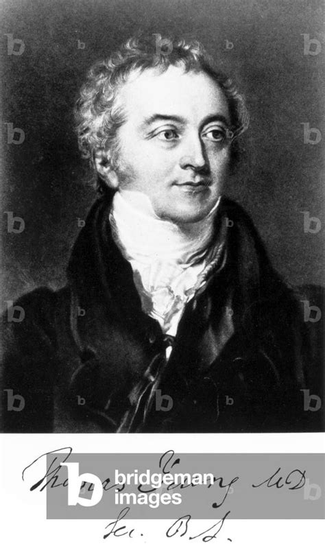 Image of Thomas Young, physicist, physician and Egyptologist, c 1810