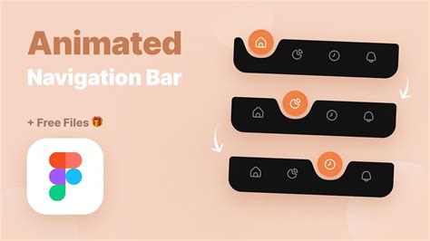 Animated Mobile Navigation Menu Bar Design In Figma Bottom Navbar