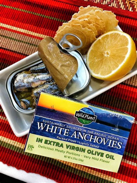 Wild Planet White Anchovies Mild Flavor Food Nutrition