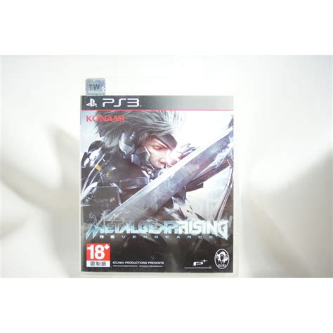 耀西 二手 亞版 Sony Ps3 潛龍諜影 崛起：再復仇 英日文版 Metal Gear Rising 含稅附發票 蝦皮購物