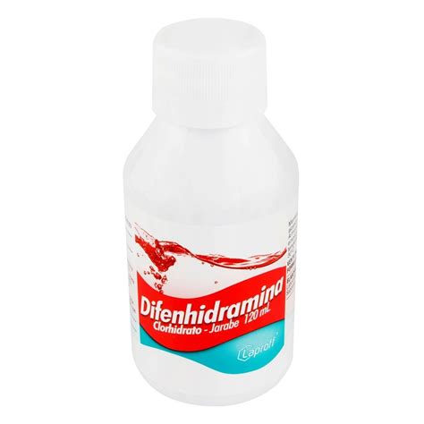 DIFENHIDRAMINA 250 MG JARABE LP FCO X 120 ML Droguerias Patria