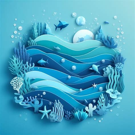 Premium Vector World Oceans Day