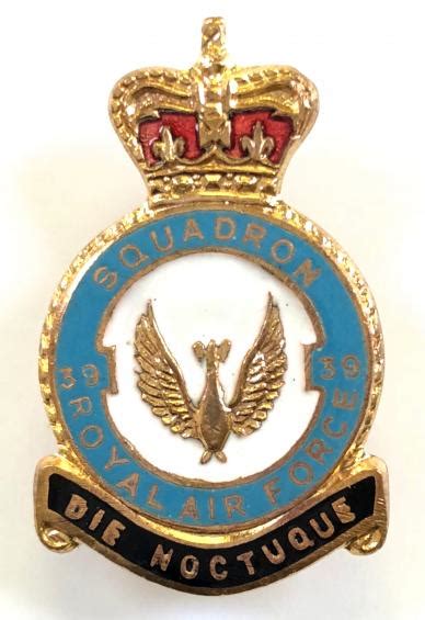 Sally Bosleys Badge Shop Raf No 39 Fighter Squadron Royal Air Force Badge Circa 1950s