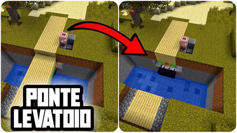 Come Fare Un Ponte Levatoio Funzionante Su Minecraft Tutorial Ita Youtube