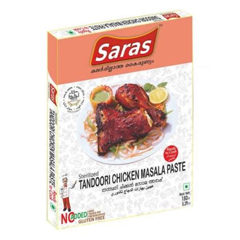 Thomman S Groceries Tandoori Chicken Masala Paste Saras 150 G