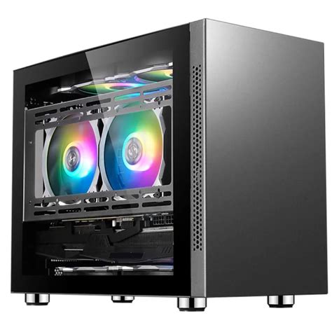 Gabinete Gamer YAGUARET Predador Micro ATX Mini ITX Cristal