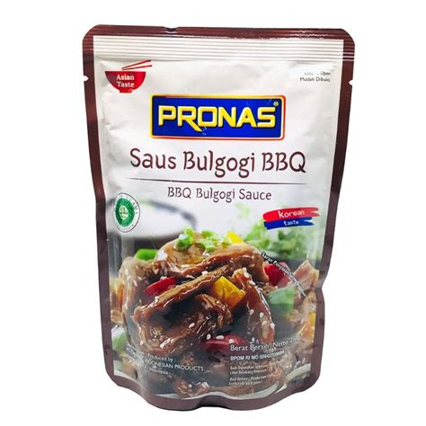 Jual PRONAS Stir Fry Sauce Korean Bulgogi 175 G 250g Shopee Indonesia