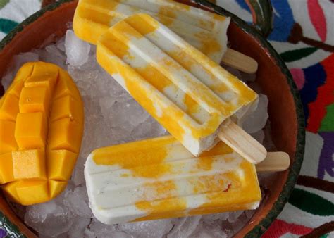 Mango And Vanilla Yogurt Paletas Lola S Cocina