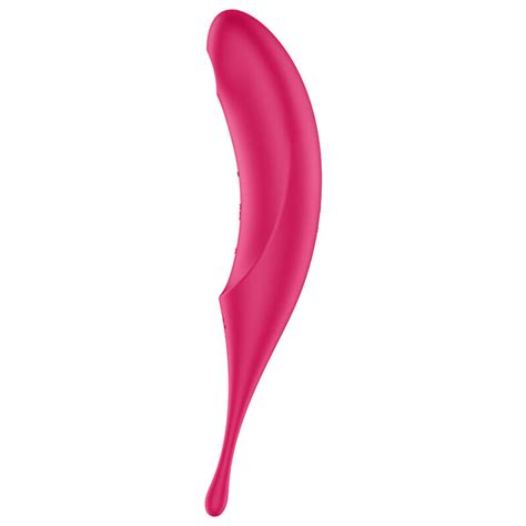 Satisfyer Twirling Pro Estimulador Y Vibrador Rojo Seductime Sex Shop