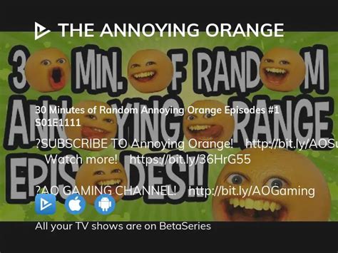 Watch The Annoying Orange season 1 episode 1111 streaming online | BetaSeries.com