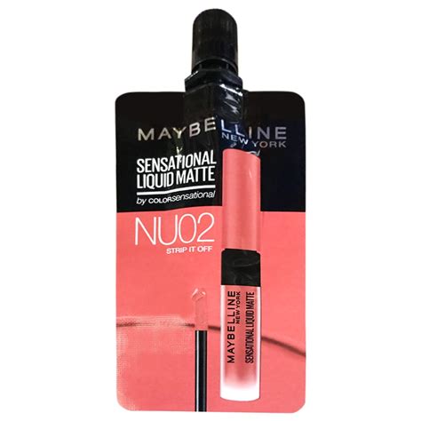 Maybelline New York Sensational Liquid Matte Lipstick Strip It Off 2 Ml