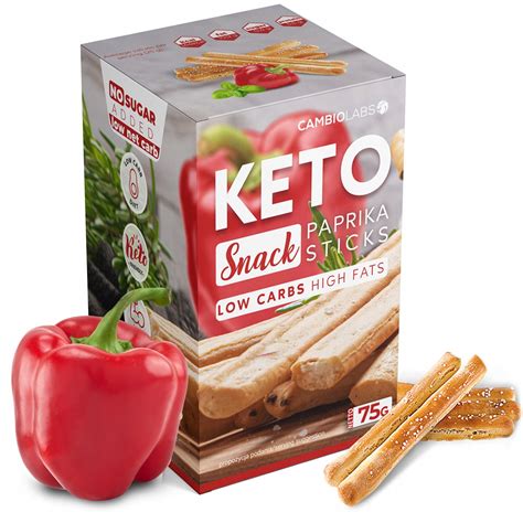 Keto Przek Ski Paluszki Bez W Glowodan W Bez Cukru Dla Cukrzyk W