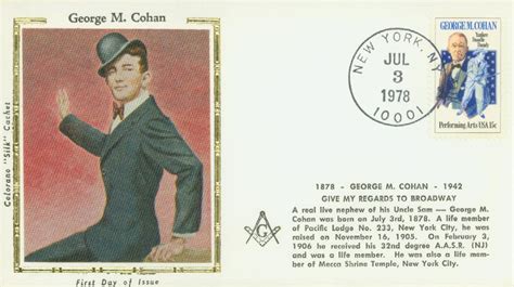 1756 PB - 1978 15c Performing Arts: George M. Cohan - Mystic Stamp Company