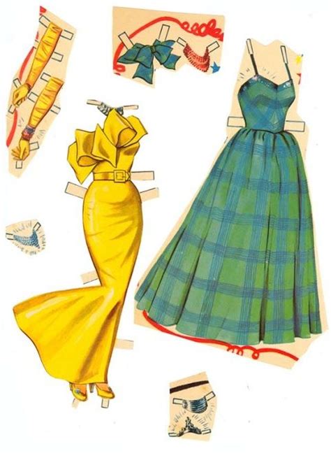 Rosemary Clooney Paper Doll Clothes Paper Barbie