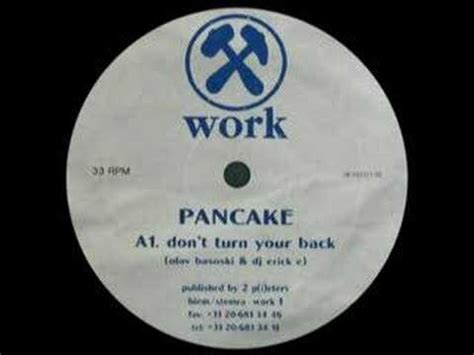 Pancake Don T Turn Your Back 1995 Vinyl Discogs