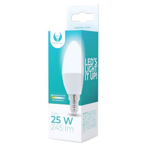 Forever Light Rtv003434 3w E14 Żarówka Led Niskie Ceny I Opinie W