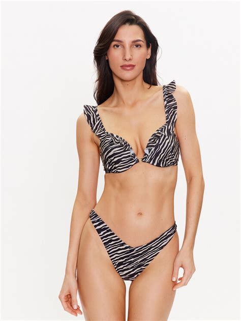 Hunkem Ller Bikini Oberteil Zebra Bunt Modivo At